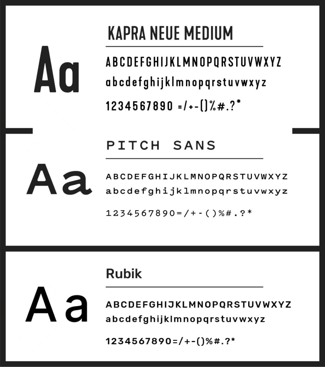 Branding Fonts